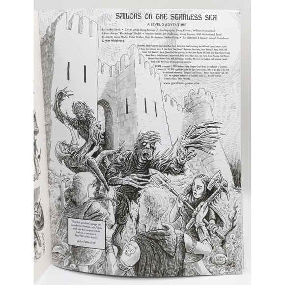 Dungeon Crawl Classics #67: Sailors on the Starless Sea by Harley Stroh - Picture 4 of 4